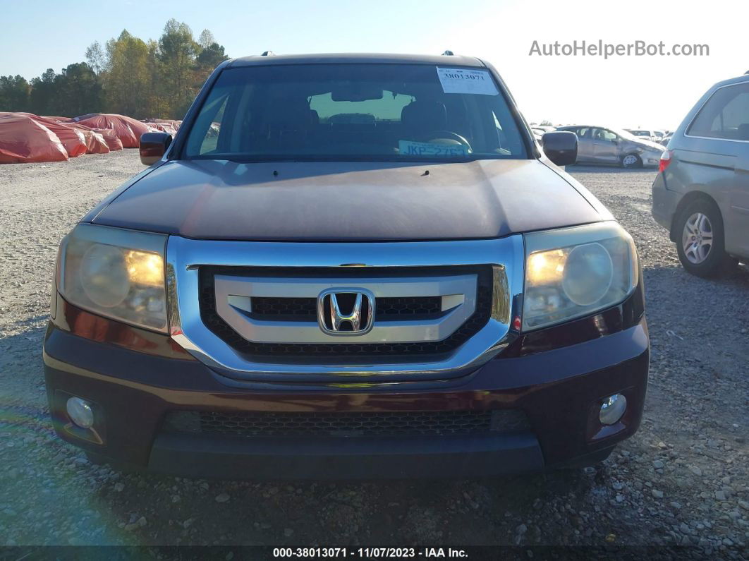 2009 Honda Pilot Ex-l Dark Brown vin: 5FNYF38559B008323