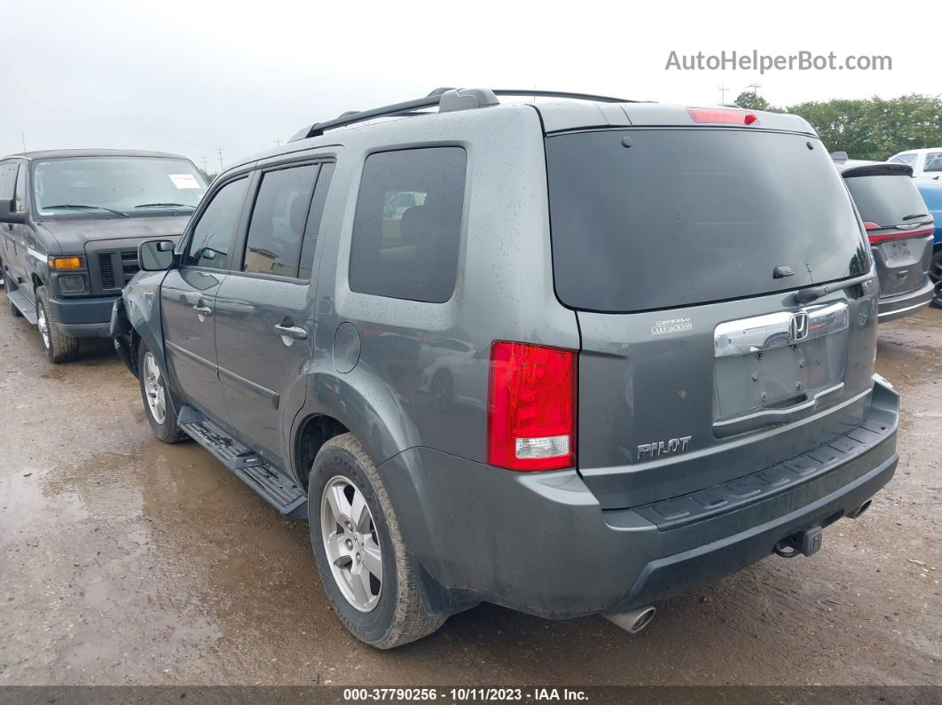 2009 Honda Pilot Ex-l Gray vin: 5FNYF38559B008824