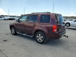 2009 Honda Pilot Exl Burgundy vin: 5FNYF38579B011577