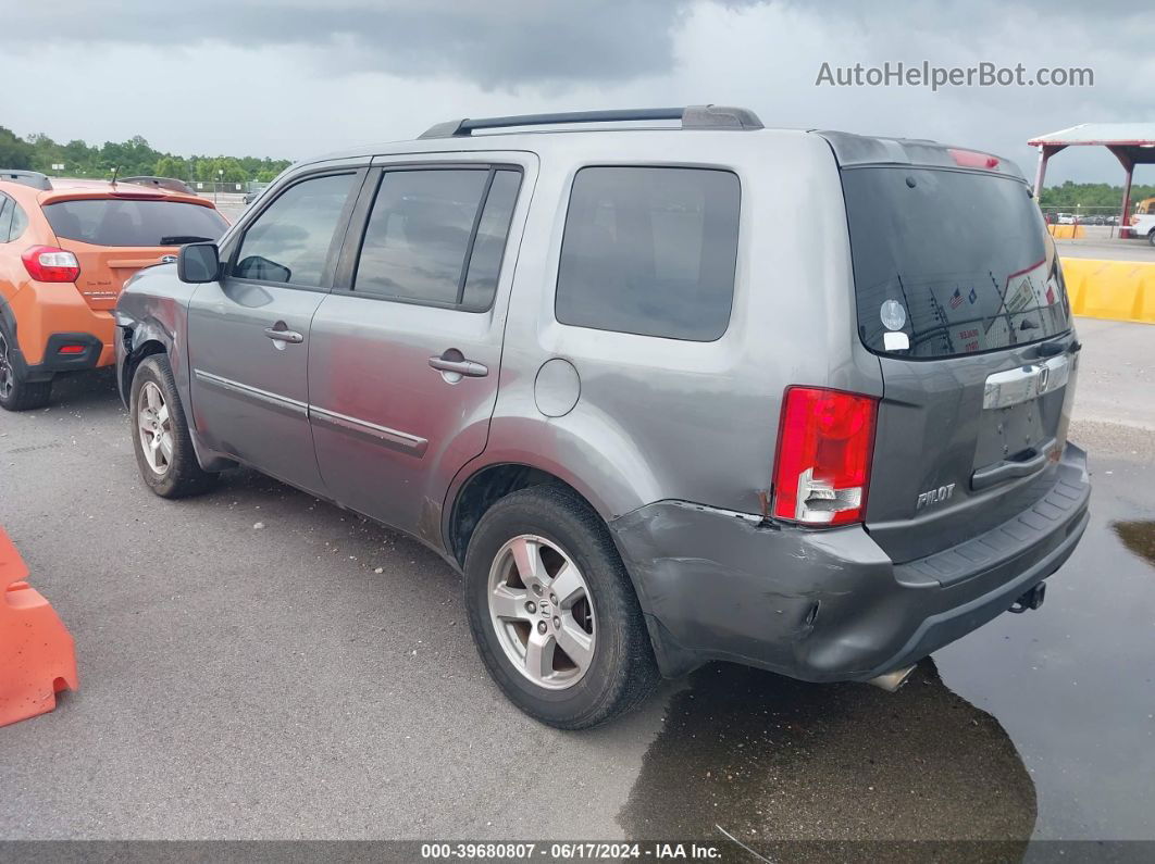 2009 Honda Pilot Ex-l Gray vin: 5FNYF38589B017016