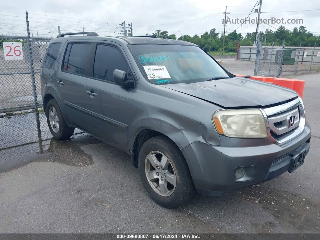 2009 Honda Pilot Ex-l Gray vin: 5FNYF38589B017016