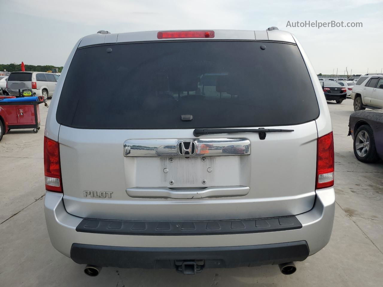 2009 Honda Pilot Exl Silver vin: 5FNYF38599B007952