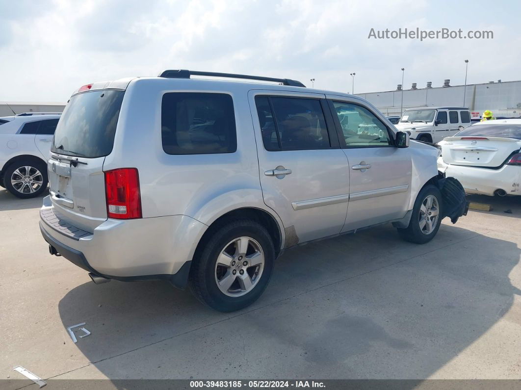 2009 Honda Pilot Ex-l Silver vin: 5FNYF385X9B014781