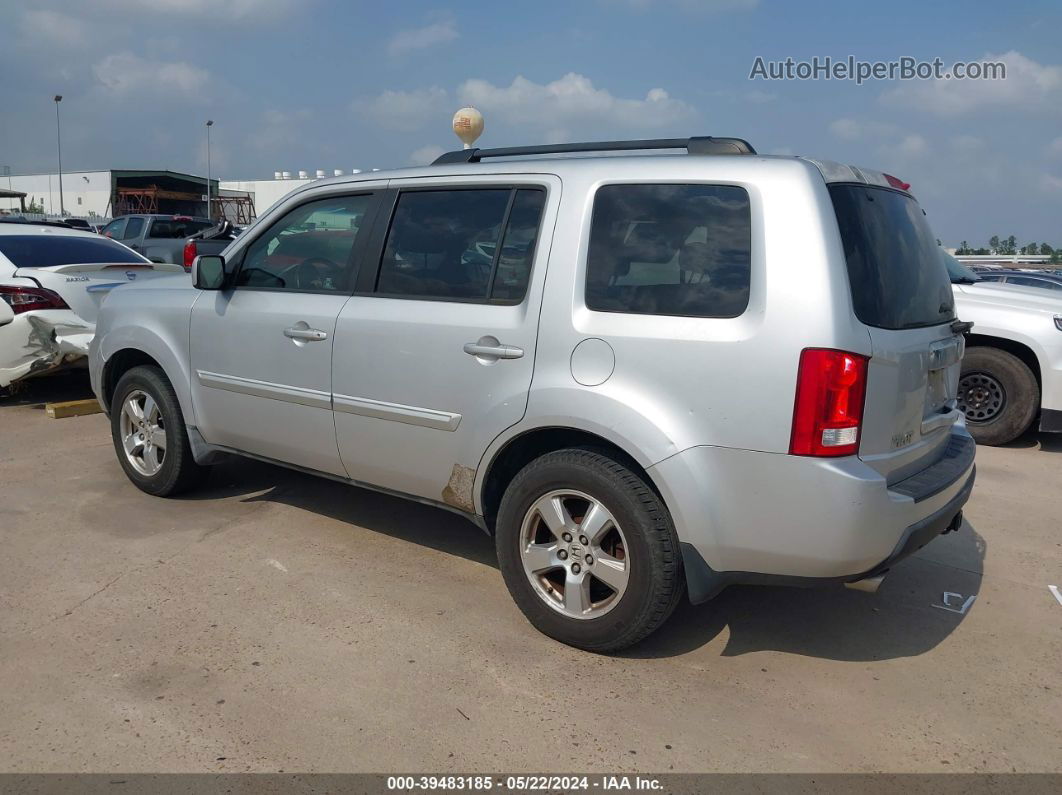 2009 Honda Pilot Ex-l Silver vin: 5FNYF385X9B014781