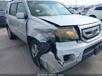 2009 Honda Pilot Ex-l Silver vin: 5FNYF385X9B014781