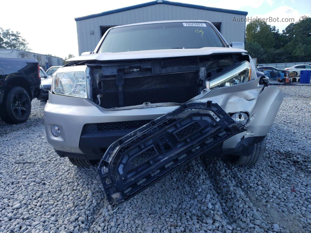 2009 Honda Pilot Exl Silver vin: 5FNYF385X9B018636