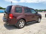 2009 Honda Pilot Exl Темно-бордовый vin: 5FNYF38619B009820