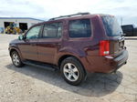 2009 Honda Pilot Exl Maroon vin: 5FNYF38619B009820