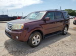 2009 Honda Pilot Exl Maroon vin: 5FNYF38619B009820