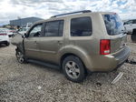 2009 Honda Pilot Exl Beige vin: 5FNYF38629B017554