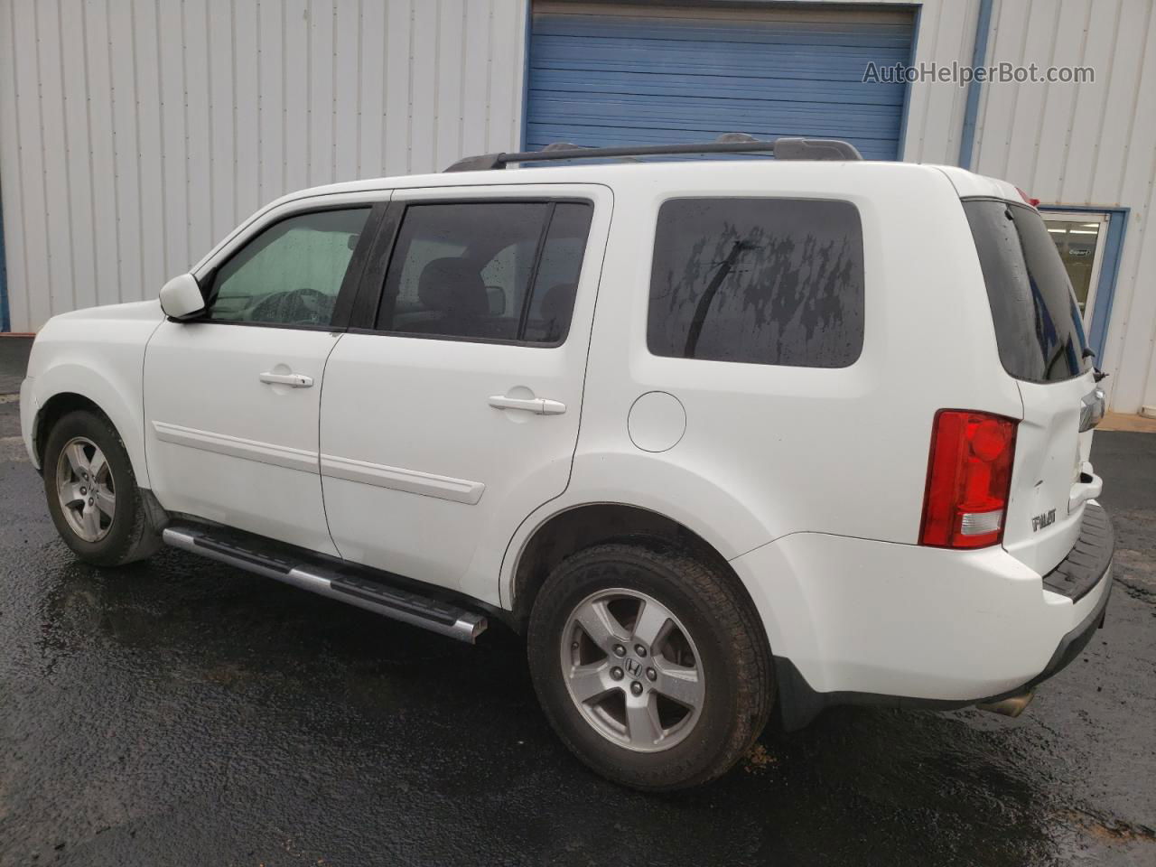 2009 Honda Pilot Exl White vin: 5FNYF38629B025170