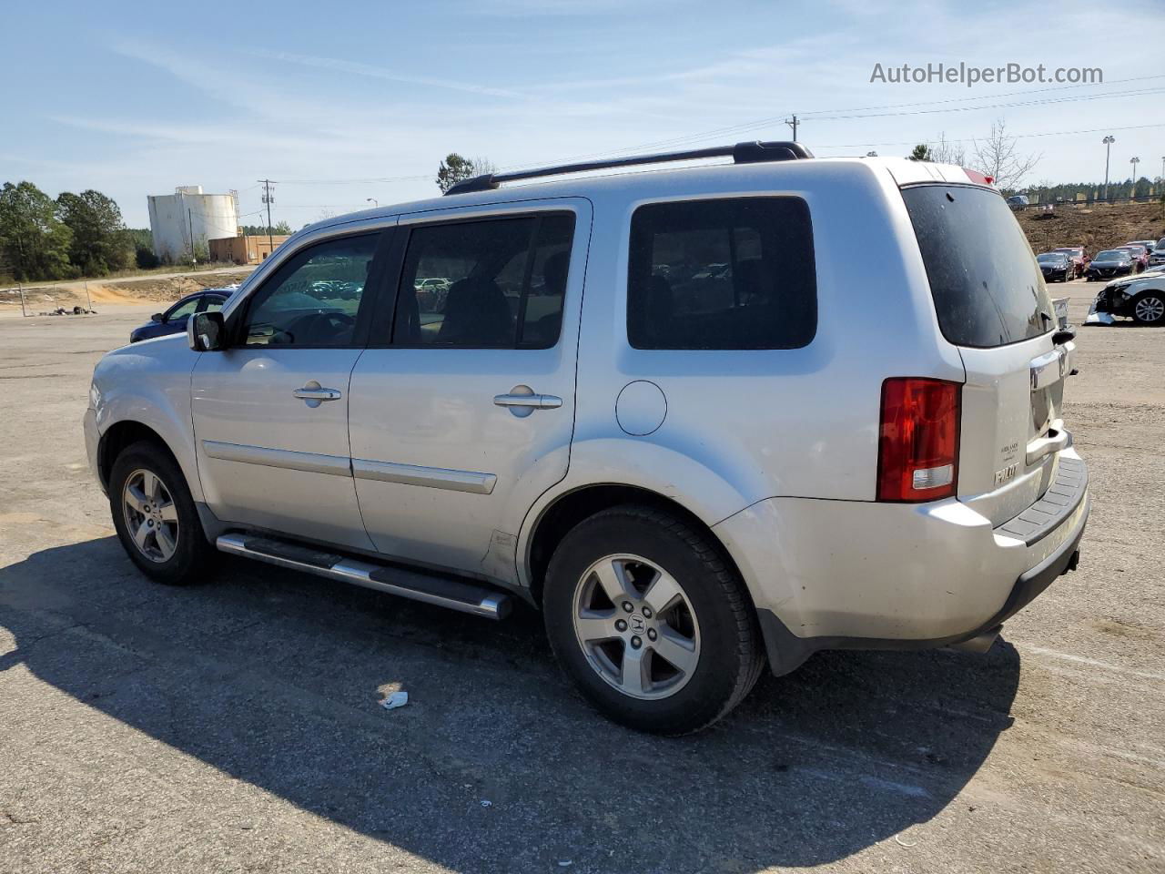 2009 Honda Pilot Exl Silver vin: 5FNYF38679B014410