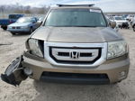 2009 Honda Pilot Exl Tan vin: 5FNYF38699B010441