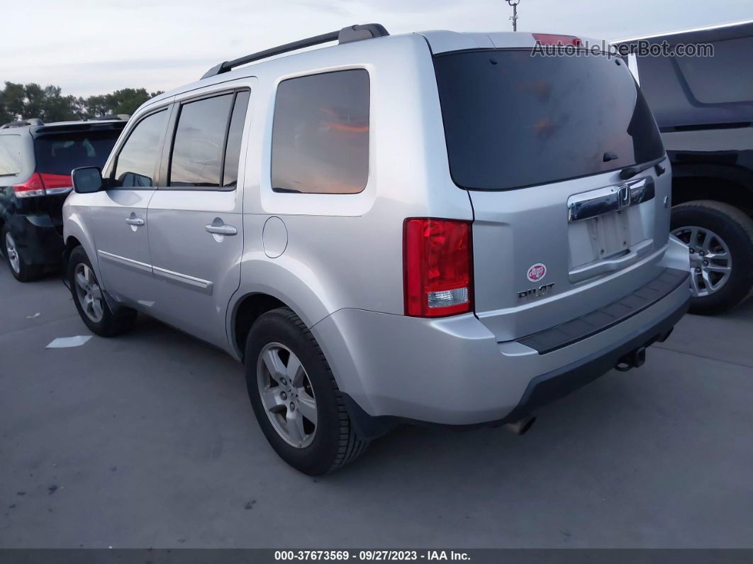 2009 Honda Pilot Ex-l W/res Silver vin: 5FNYF386X9B007743