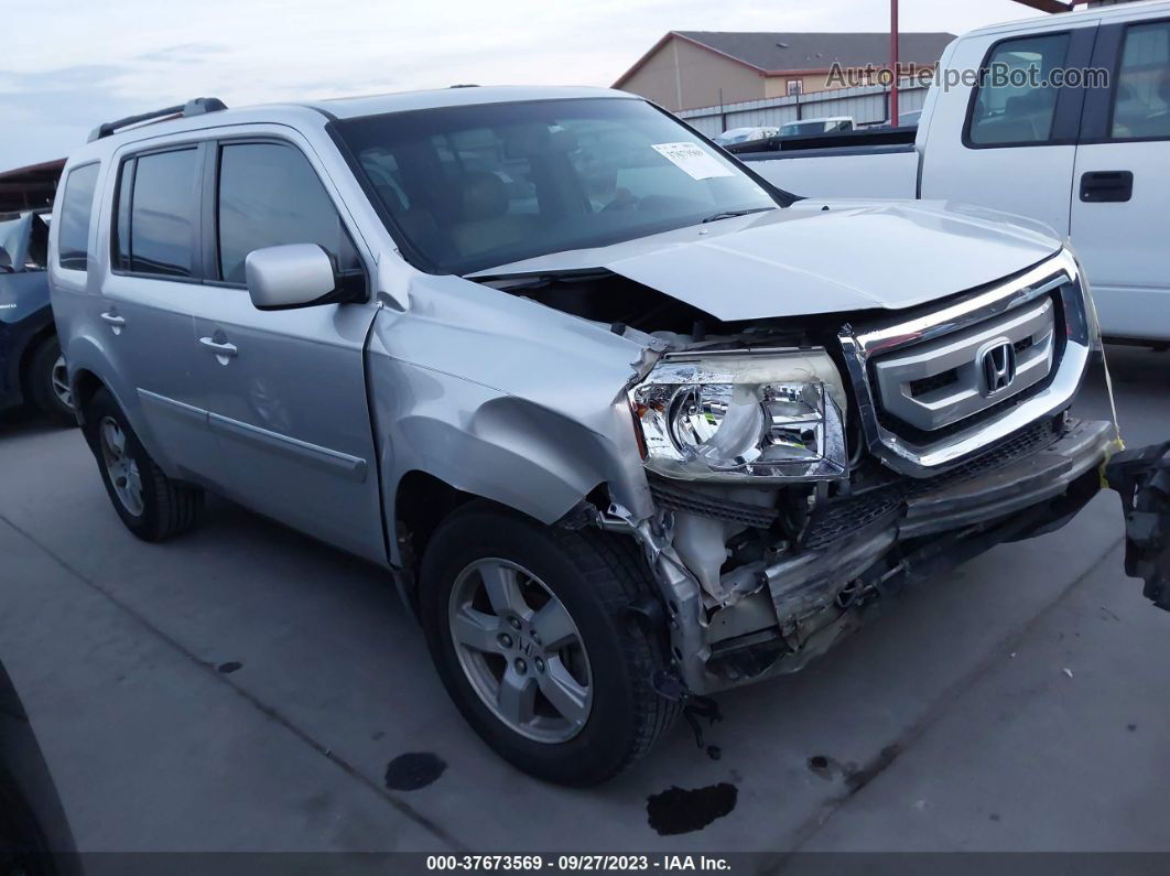 2009 Honda Pilot Ex-l W/res Silver vin: 5FNYF386X9B007743