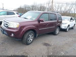 2009 Honda Pilot Touring Burgundy vin: 5FNYF38809B008014