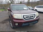 2009 Honda Pilot Touring Burgundy vin: 5FNYF38809B008014