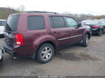 2009 Honda Pilot Touring Burgundy vin: 5FNYF38809B008014