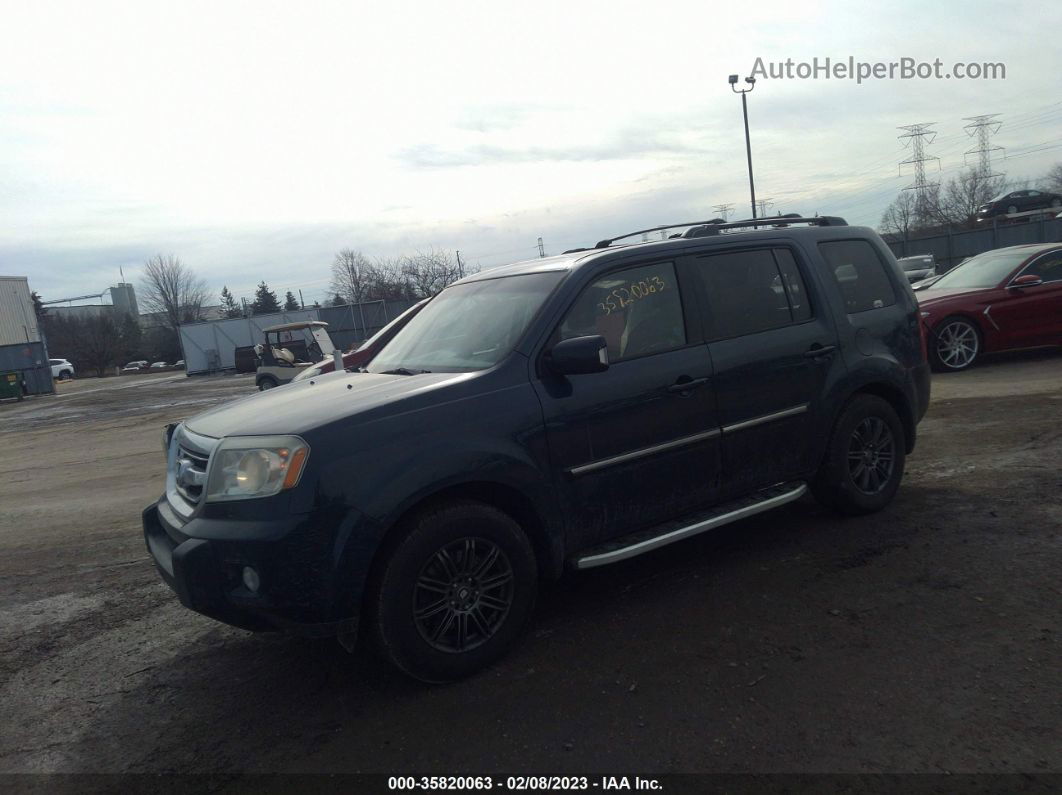 2009 Honda Pilot Touring Dark Blue vin: 5FNYF38819B004893