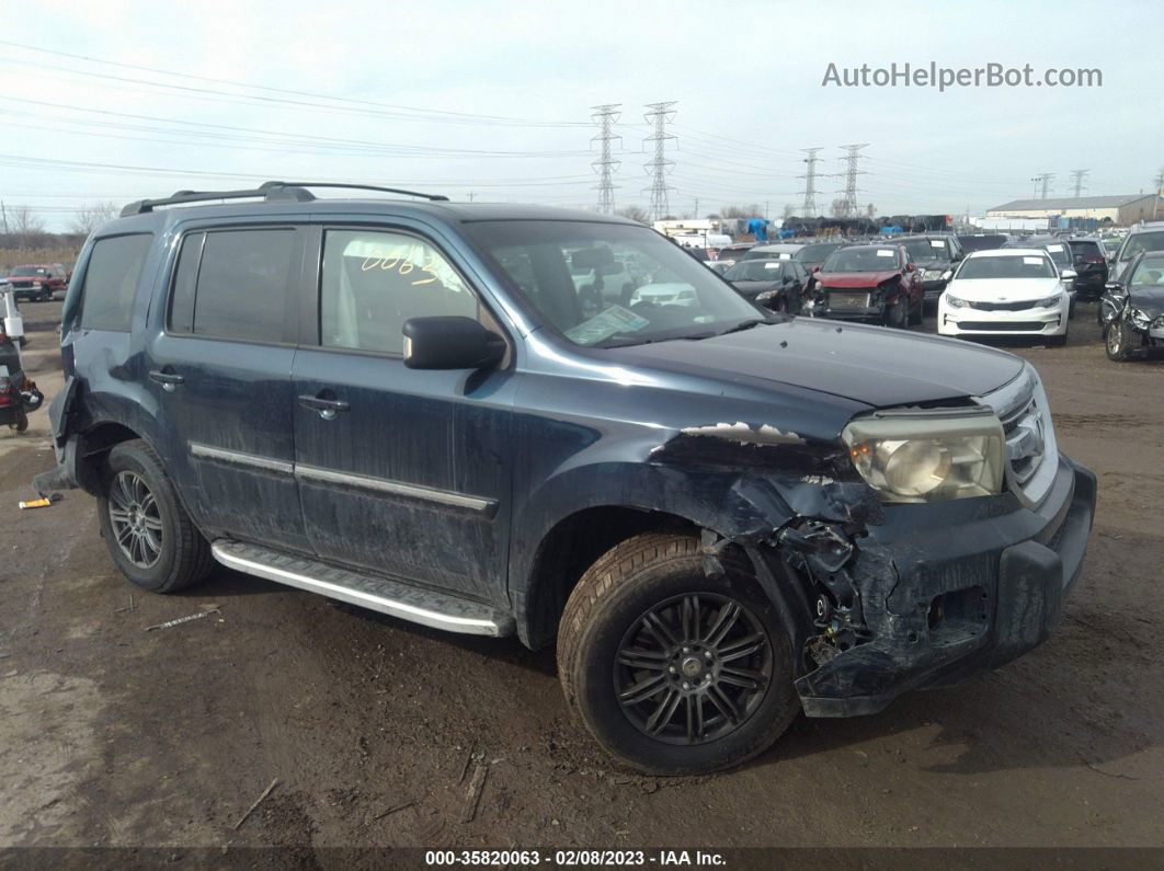 2009 Honda Pilot Touring Dark Blue vin: 5FNYF38819B004893