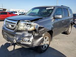 2009 Honda Pilot Touring Серый vin: 5FNYF38819B007082