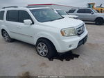 2009 Honda Pilot Touring White vin: 5FNYF38819B017465