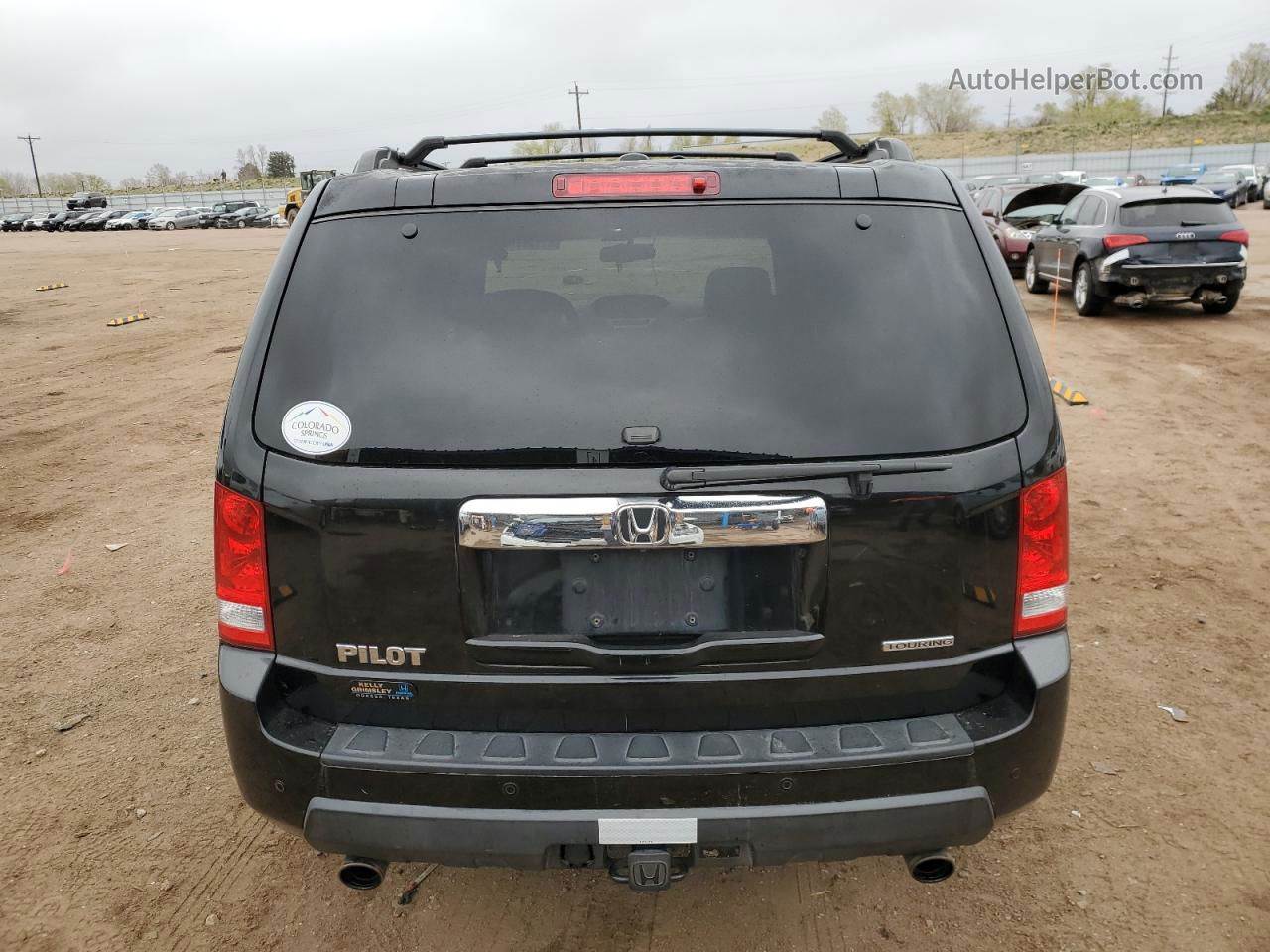 2009 Honda Pilot Touring Black vin: 5FNYF38869B025531