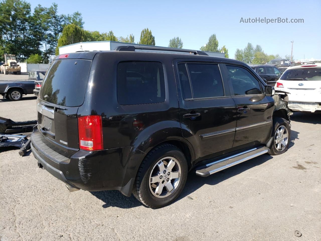 2009 Honda Pilot Touring Black vin: 5FNYF38889B022498