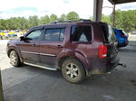 2009 Honda Pilot Touring Бордовый vin: 5FNYF38899B006553