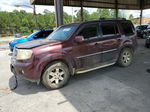 2009 Honda Pilot Touring Бордовый vin: 5FNYF38899B006553