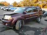 2009 Honda Pilot Touring Темно-бордовый vin: 5FNYF38919B006345