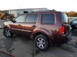 2009 Honda Pilot Touring Maroon vin: 5FNYF38919B006345