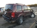 2009 Honda Pilot Touring Maroon vin: 5FNYF38919B006345