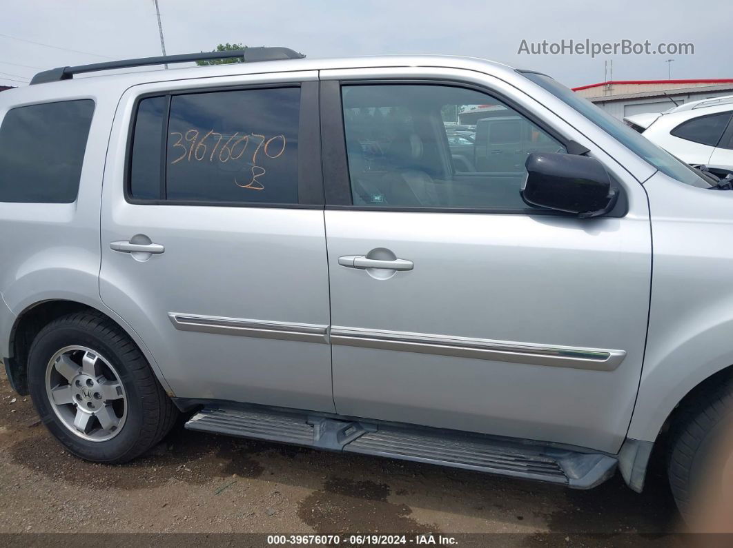 2009 Honda Pilot Touring Silver vin: 5FNYF38939B002734