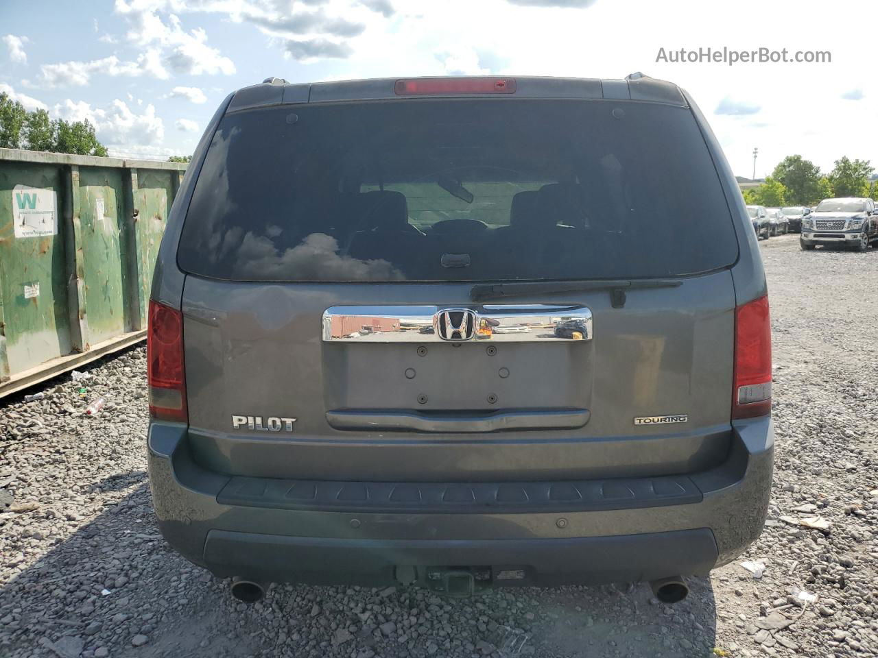 2009 Honda Pilot Touring Gray vin: 5FNYF38939B002913