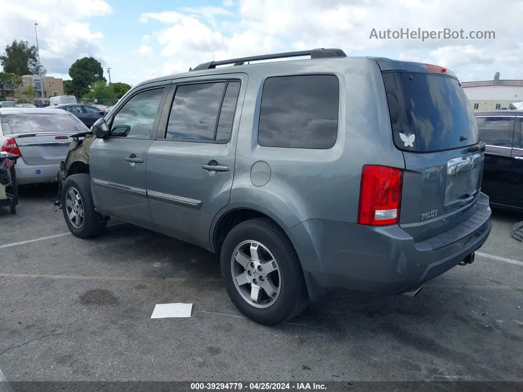 2009 Honda Pilot Touring Gray vin: 5FNYF38959B028042