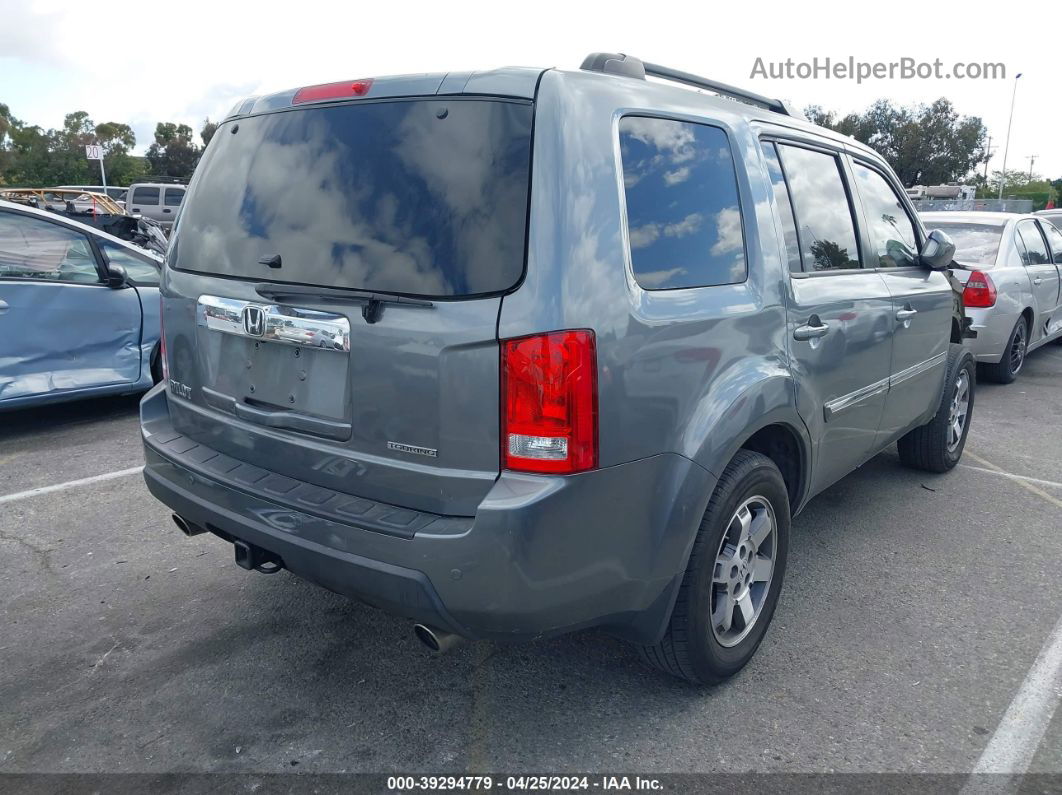 2009 Honda Pilot Touring Gray vin: 5FNYF38959B028042