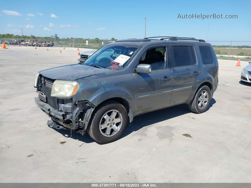 2009 Honda Pilot Touring Gray vin: 5FNYF38979B015048