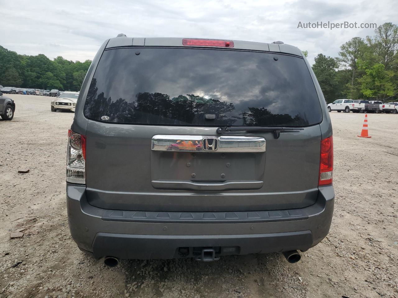 2009 Honda Pilot Touring Gray vin: 5FNYF38999B013219