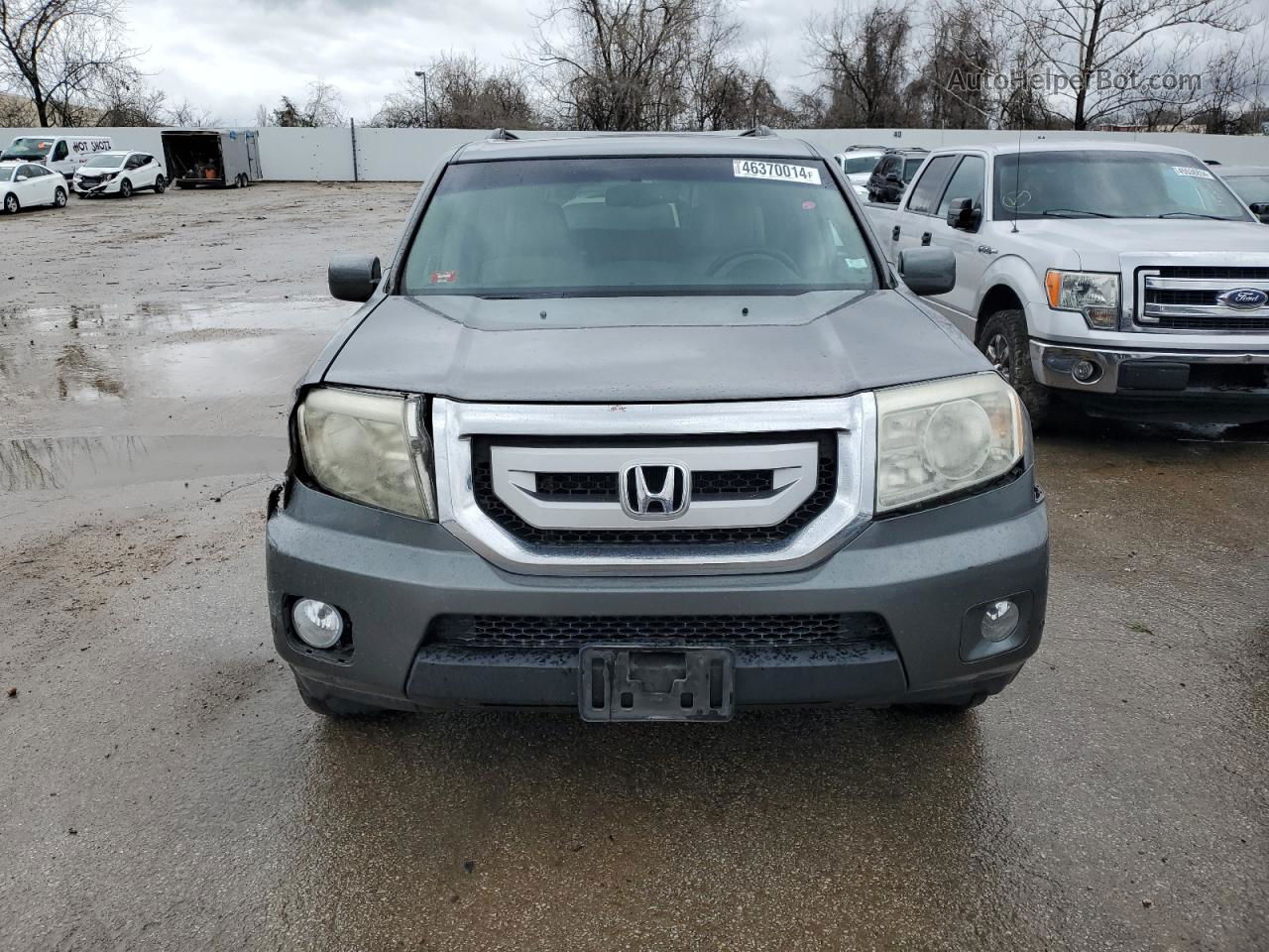 2009 Honda Pilot Touring Gray vin: 5FNYF389X9B006621