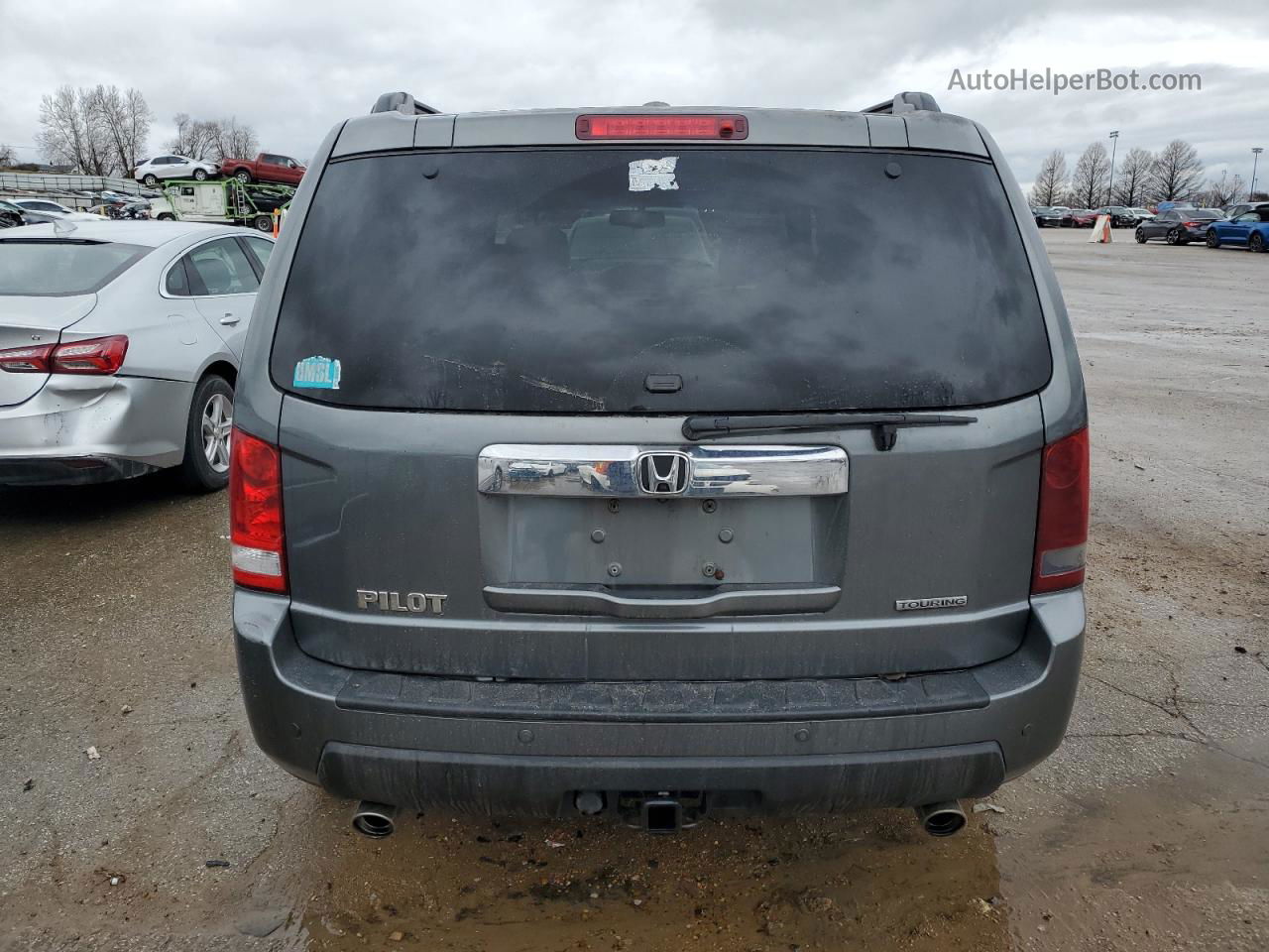 2009 Honda Pilot Touring Gray vin: 5FNYF389X9B006621