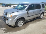 2013 Honda Pilot Lx Silver vin: 5FNYF3H20DB040126