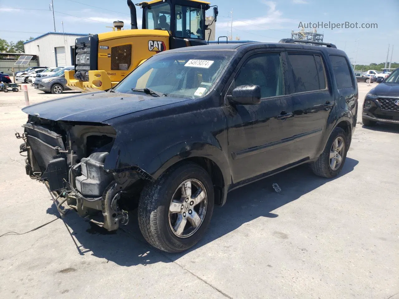 2013 Honda Pilot Lx Black vin: 5FNYF3H20DB043043