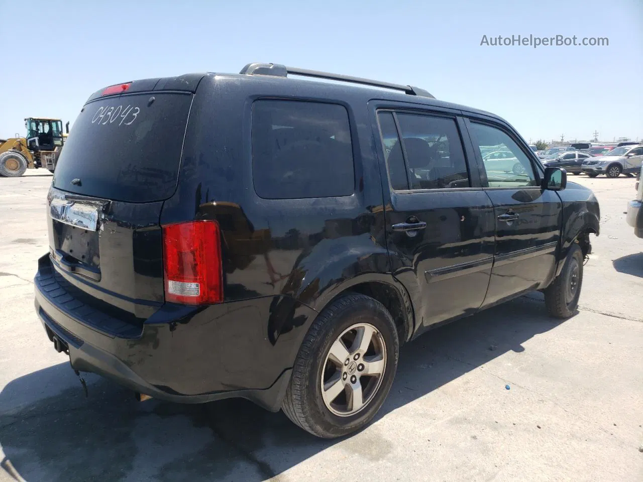 2013 Honda Pilot Lx Black vin: 5FNYF3H20DB043043