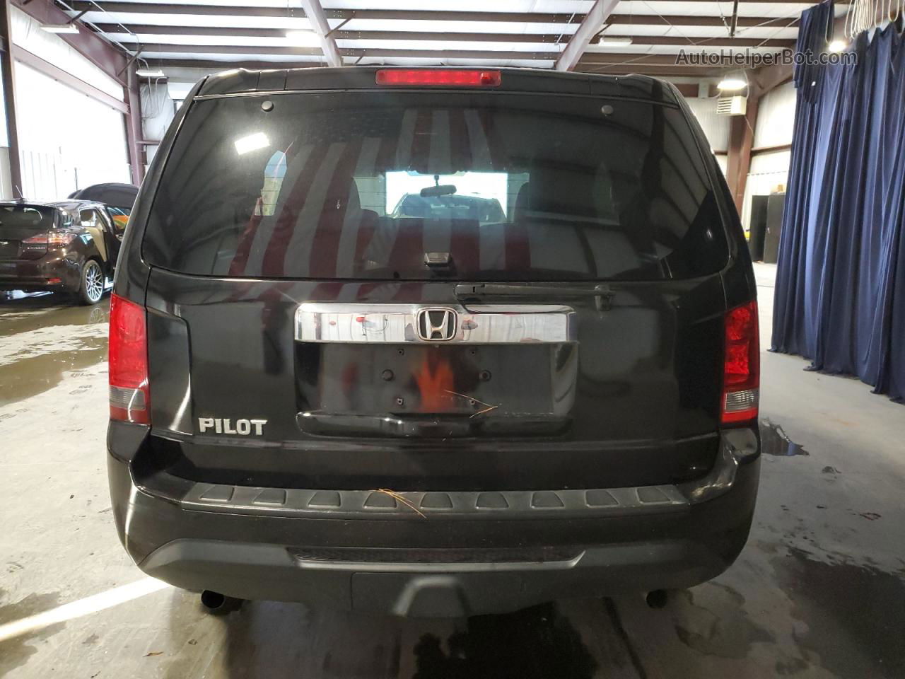 2013 Honda Pilot Lx Black vin: 5FNYF3H20DB044189