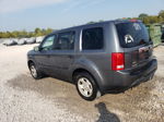 2013 Honda Pilot Lx Gray vin: 5FNYF3H21DB006454