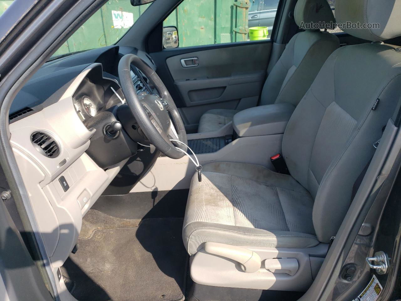 2013 Honda Pilot Lx Серый vin: 5FNYF3H21DB006454