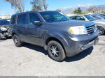 2013 Honda Pilot Lx Gray vin: 5FNYF3H26DB031043