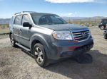 2013 Honda Pilot Lx Gray vin: 5FNYF3H26DB039014