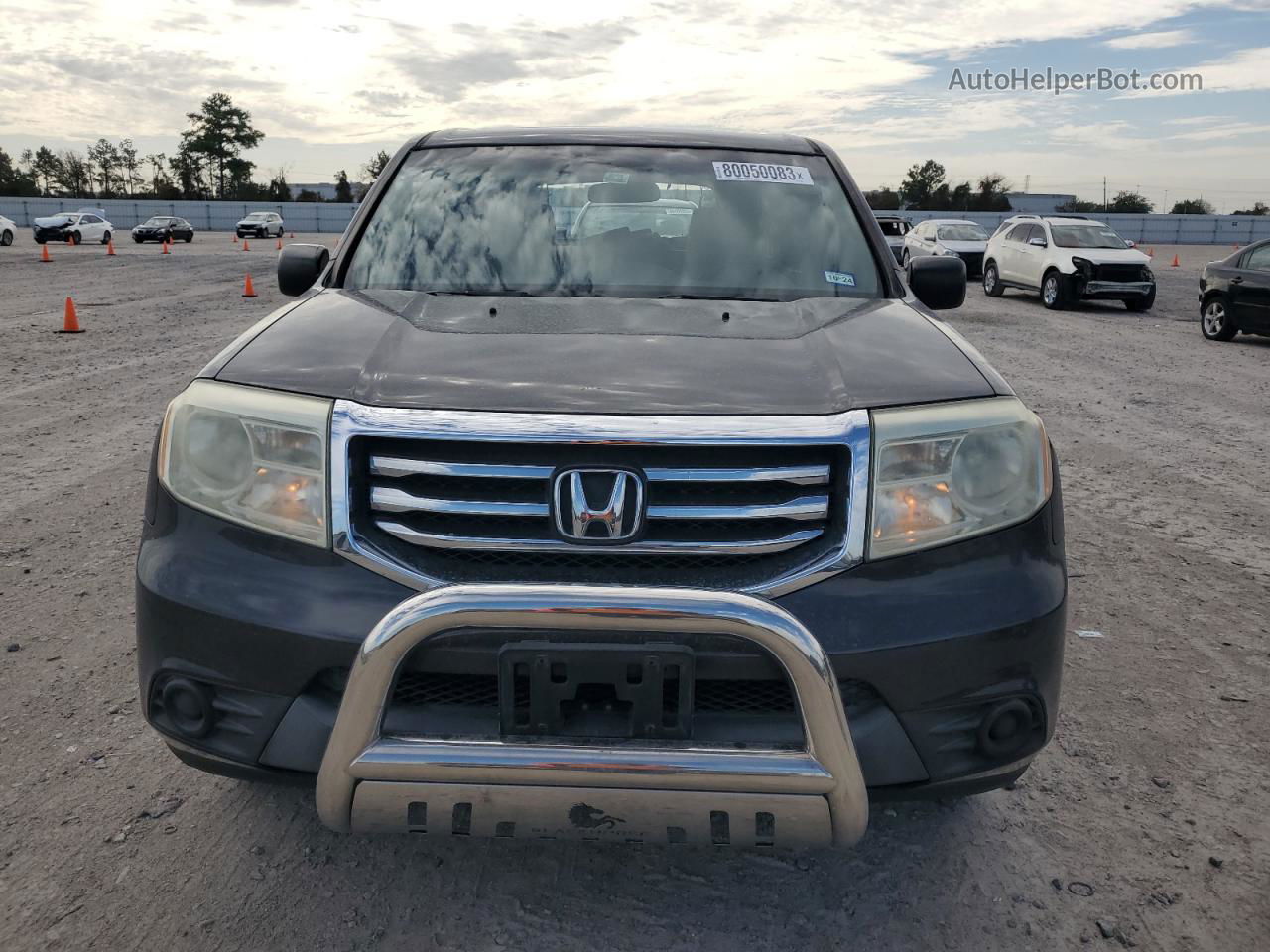 2013 Honda Pilot Lx Charcoal vin: 5FNYF3H27DB041922